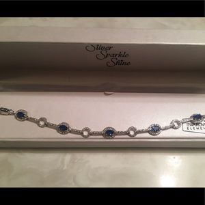 Swarovski sapphire bracelet